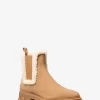 Cizmă Ridley din piele întoarsă și piele sintetică de shearling