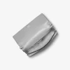 Clutch mediu din piele cu ornament Jet Set Clutch mediu din piele cu ornament Jet Set