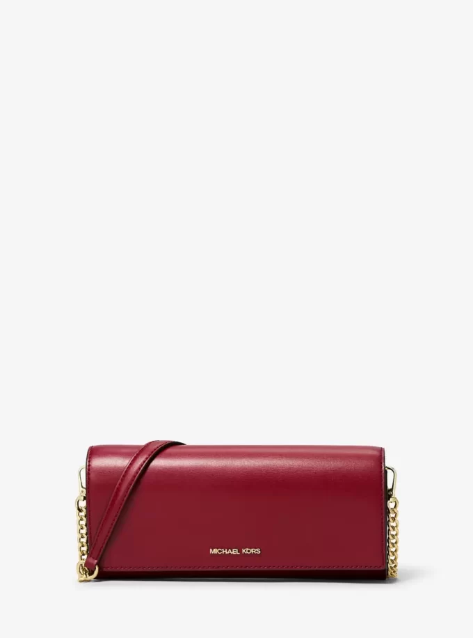 Clutch mediu din piele Jet Set Clutch mediu din piele Jet Set