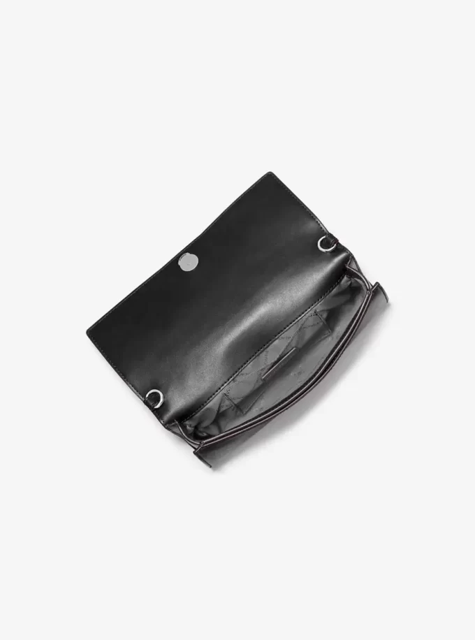Clutch mediu din piele Jet Set Clutch mediu din piele Jet Set