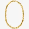 Colier Astor Link mare din alamă placată cu metal prețios Colier Astor Link mare din alamă placată cu metal prețios