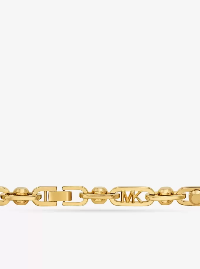 Colier Astor Link mare din alamă placată cu metal prețios Colier Astor Link mare din alamă placată cu metal prețios