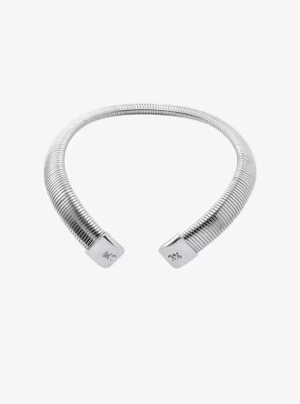 Colier cu guler din alamă placată cu metal prețios