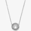 Colier cu halouri pavé Colier cu halouri pavé