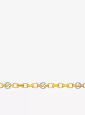 Colier cu lanț și charmuri Pavé MK Pop