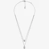 Colier dublu placat cu metal prețios Colier dublu placat cu metal prețios