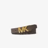 Curea reversibilă cu cataramă și logo Curea reversibilă cu cataramă și logo
