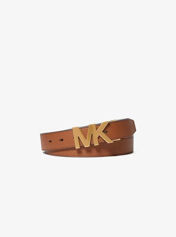 Curea reversibilă cu cataramă și logo Curea reversibilă cu cataramă și logo