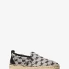 Espadrile jacquard cu logo Emory