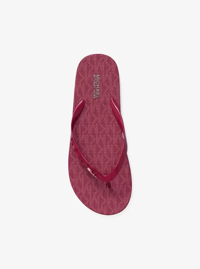 Flip-flops cu logo-ul semnăturii Flip-flops cu logo-ul semnăturii