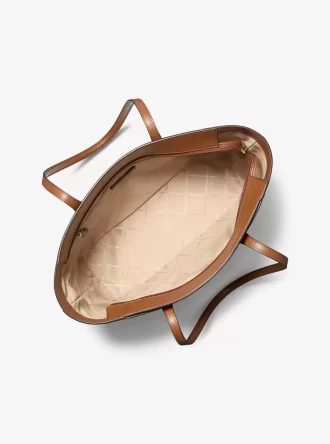 Geantă Arden mare cu fermoar superior și logo imprimat