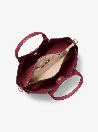 Geantă Carson medie cu model de crocodil în relief