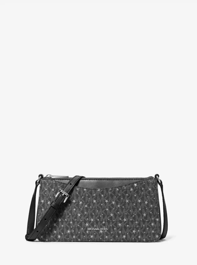 Geantă crossbody Arden medie cu logo imprimat
