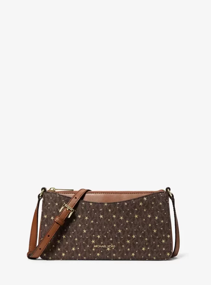 Geantă crossbody Arden medie cu logo imprimat