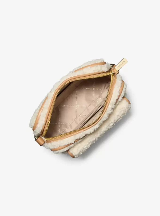 Geantă crossbody Bradshaw extra-small din imitație de shearling Geantă crossbody Bradshaw extra-small din imitație de shearling