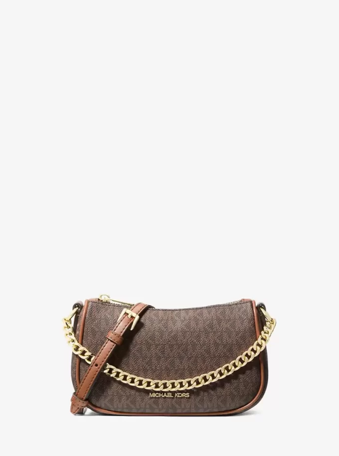 Geantă crossbody convertibilă Carmela cu logo-ul mic