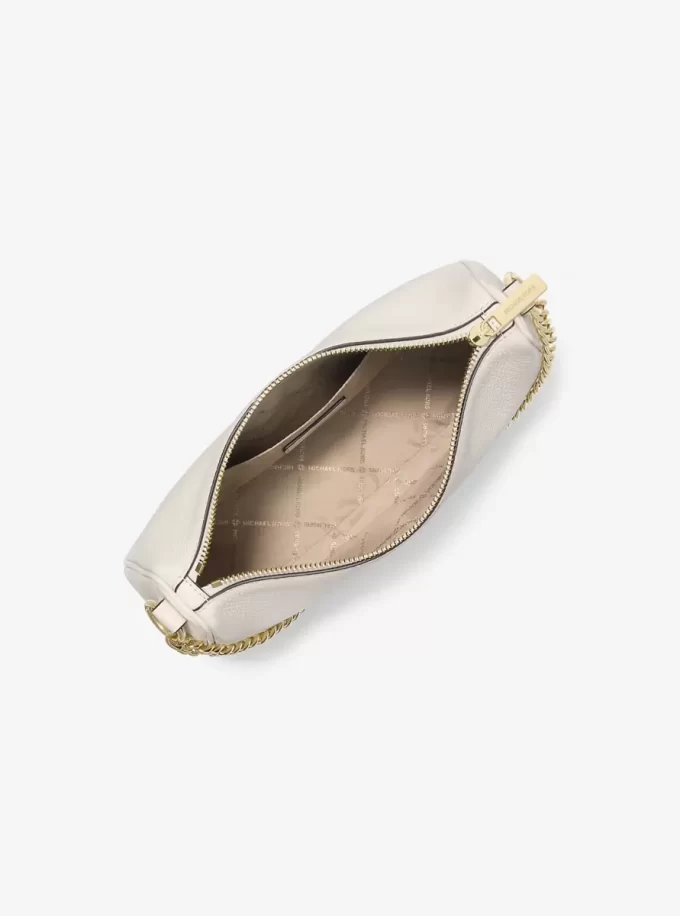 Geantă crossbody convertibilă Carmela medie din piele granulată