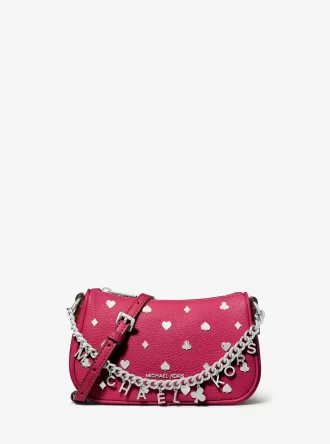 Geantă crossbody convertibilă Carmela mică cu ornament
