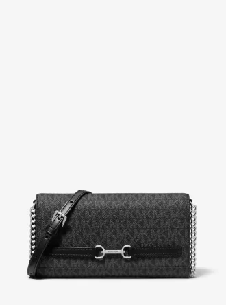 Geantă crossbody convertibilă Carson cu logo-ul semnăturii mari