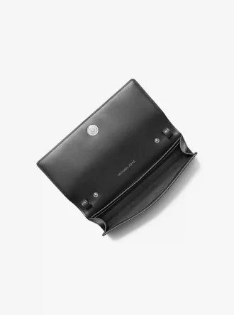 Geantă crossbody convertibilă Carson mare din piele granulată