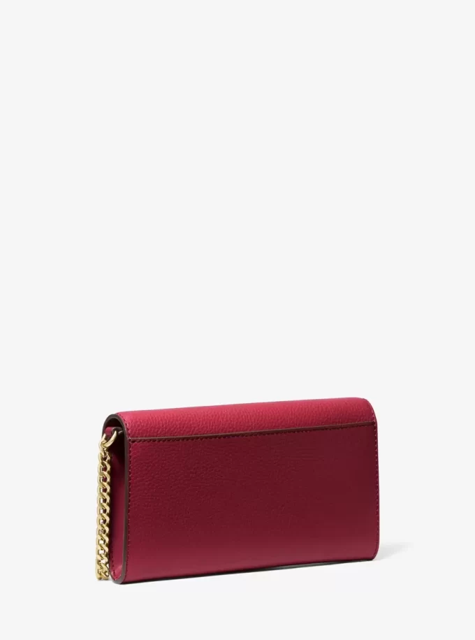 Geantă crossbody convertibilă Carson mare din piele granulată Geantă crossbody convertibilă Carson mare din piele granulată