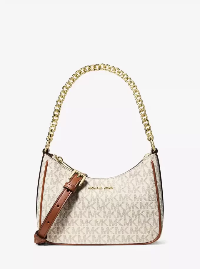 Geantă crossbody convertibilă cu logo Jet Set Signature Geantă crossbody convertibilă cu logo Jet Set Signature