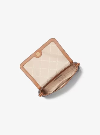 Geantă crossbody convertibilă cu logo medie
