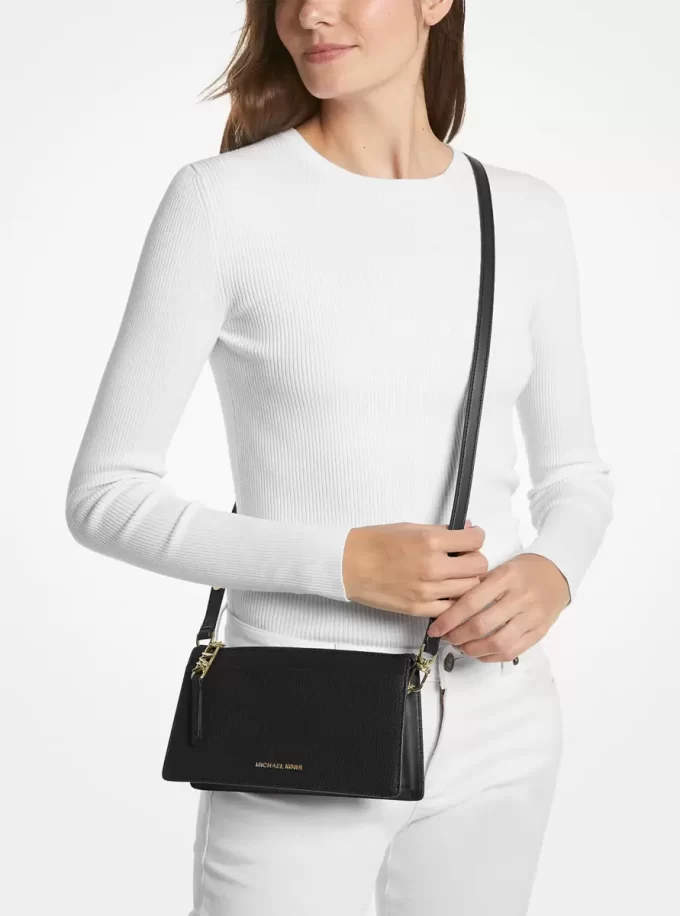 Geantă crossbody convertibilă din piele Empire, mare