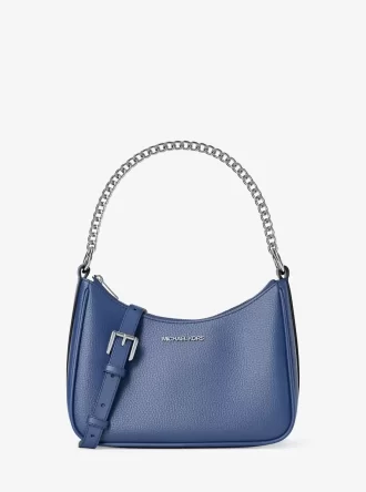 Geantă crossbody convertibilă Jet Set, din piele granulată, mare