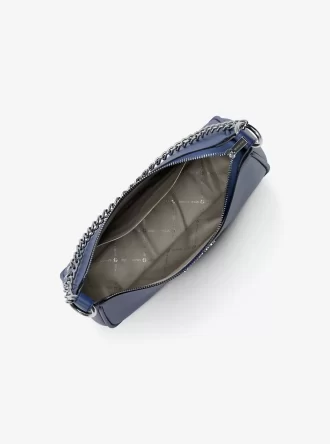 Geantă crossbody convertibilă Jet Set, din piele granulată, mare