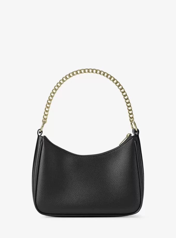 Geantă crossbody convertibilă Jet Set, din piele granulată, mare Geantă crossbody convertibilă Jet Set, din piele granulată, mare