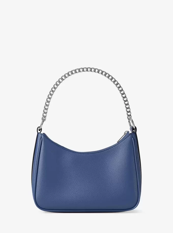 Geantă crossbody convertibilă Jet Set, din piele granulată, mare Geantă crossbody convertibilă Jet Set, din piele granulată, mare