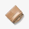 Geantă crossbody convertibilă Jet Set din piele și logo semnătură