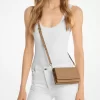 Geantă crossbody convertibilă Jet Set din piele și logo semnătură