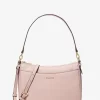Geantă crossbody convertibilă Jet Set medie din piele granulată