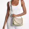 Geantă crossbody convertibilă Jet Set Medium cu logo metalic