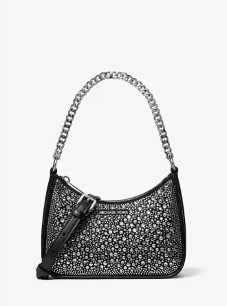 Geantă crossbody convertibilă Jet Set mică cu ornament