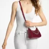Geantă crossbody convertibilă Jet Set mică cu ornament Geantă crossbody convertibilă Jet Set mică cu ornament