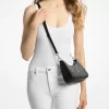 Geantă crossbody convertibilă Jet Set mică cu ornament Geantă crossbody convertibilă Jet Set mică cu ornament
