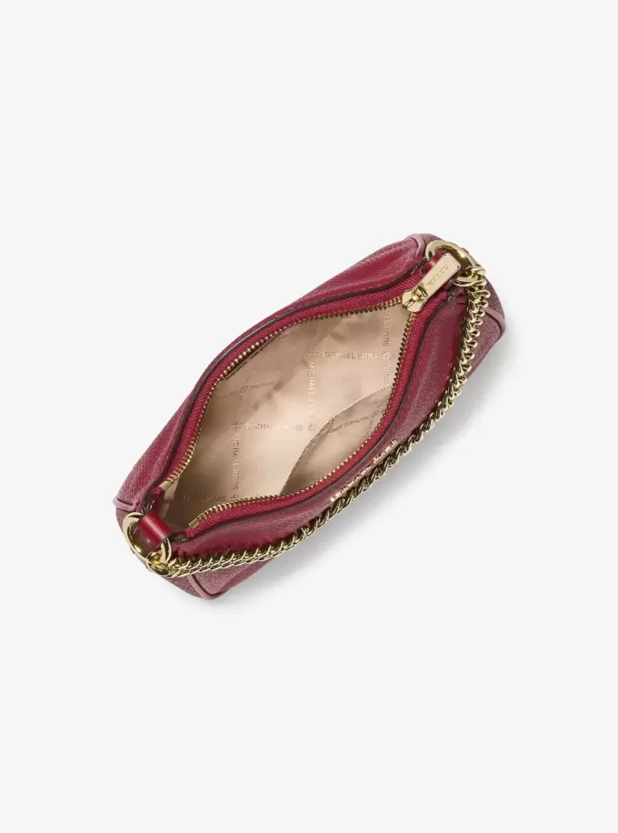 Geantă crossbody convertibilă Jet Set Travel din piele granulată Geantă crossbody convertibilă Jet Set Travel din piele granulată