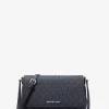 Geantă crossbody convertibilă medie cu logo Signature Geantă crossbody convertibilă medie cu logo Signature