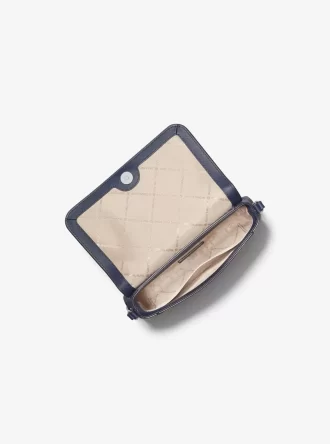 Geantă crossbody convertibilă medie cu logo Signature