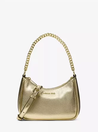 Geantă crossbody convertibilă metalică extra-small Jet Set Travel