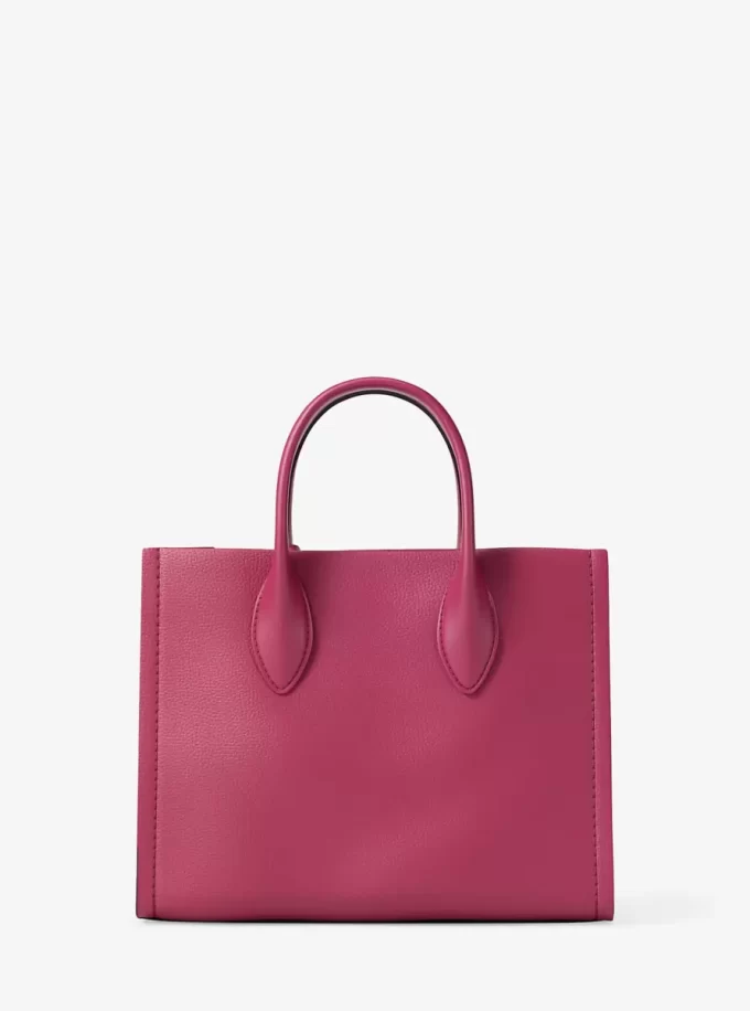 Geantă crossbody convertibilă Mirella mică din piele granulată Geantă crossbody convertibilă Mirella mică din piele granulată