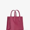 Geantă crossbody convertibilă Mirella mică din piele granulată Geantă crossbody convertibilă Mirella mică din piele granulată