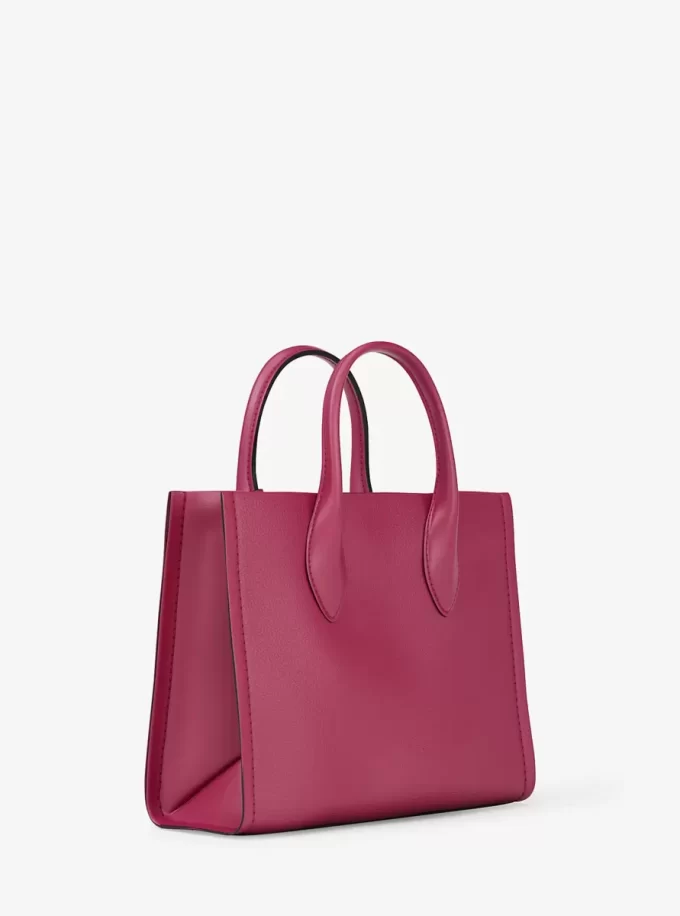 Geantă crossbody convertibilă Mirella mică din piele granulată Geantă crossbody convertibilă Mirella mică din piele granulată