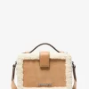 Geantă crossbody Cooper din piele întoarsă și sherpa Geantă crossbody Cooper din piele întoarsă și sherpa