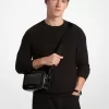Geantă crossbody din piele cu inele de prindere Hudson