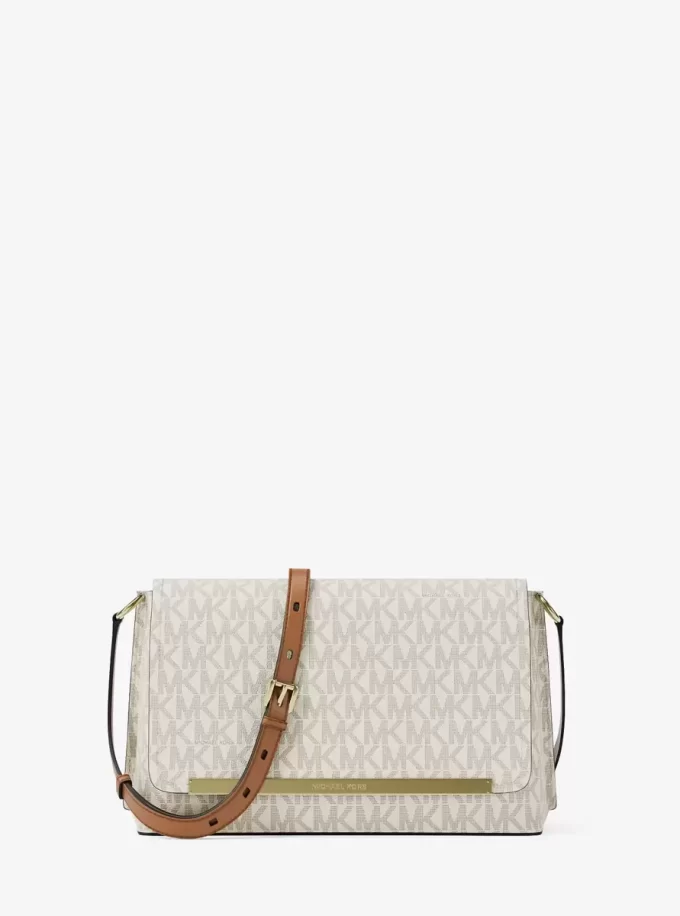 Geantă crossbody Evelyn medie cu logo