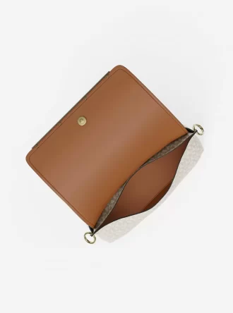 Geantă crossbody Evelyn medie cu logo